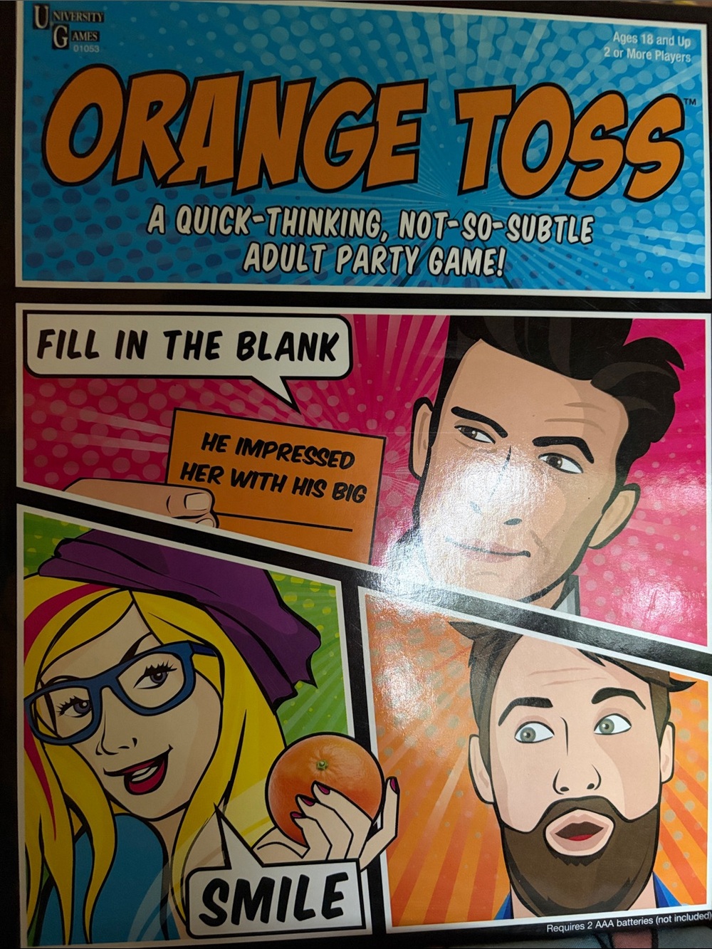 University Games Orange Toss
